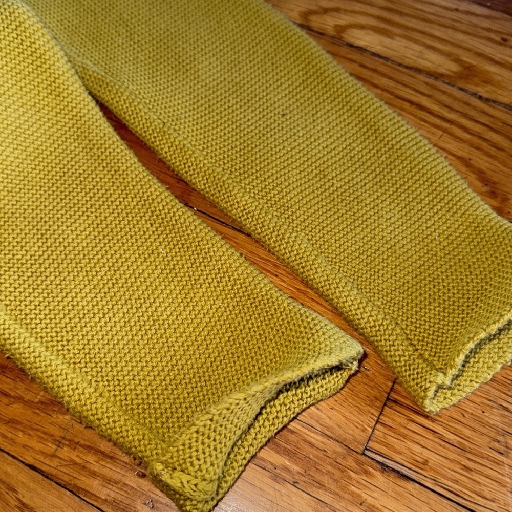 Fin & Vince cotton kimono knit mustard cardigan and overalls matching set 2/3T - Picture 7 of 11